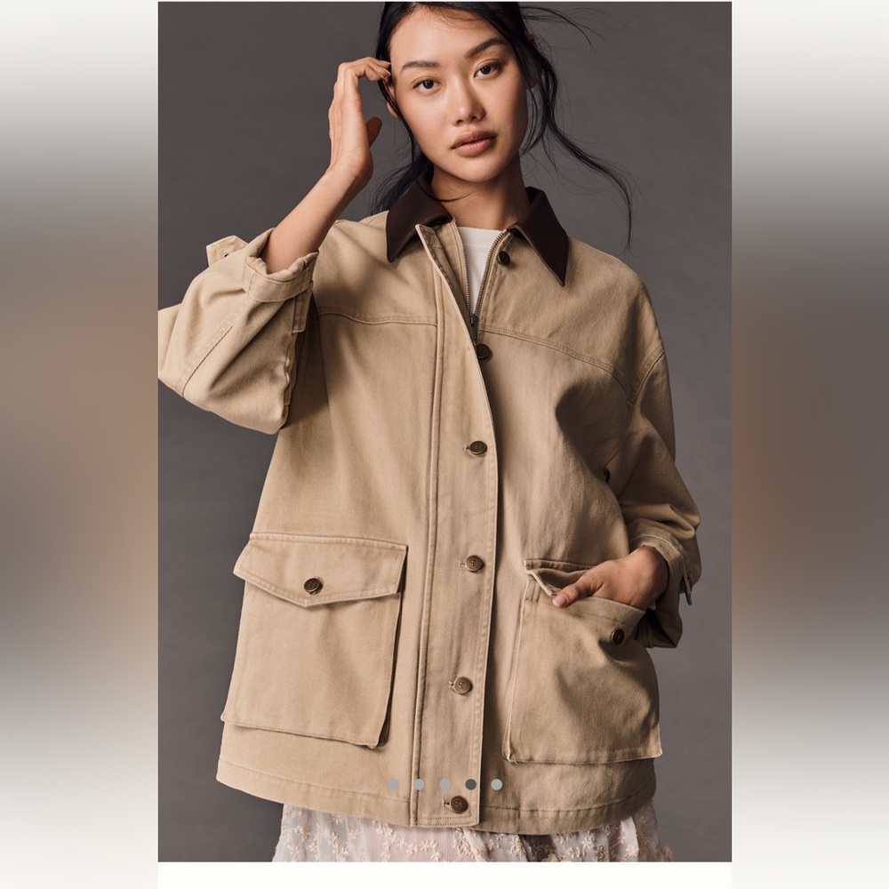 Anthropologie Oversized Barn Jacket XS